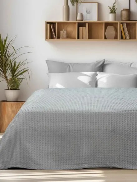 Κουβέρτα Πικέ PIKONA GREY κουβέρτα-πικέ-170-x-240-εκ