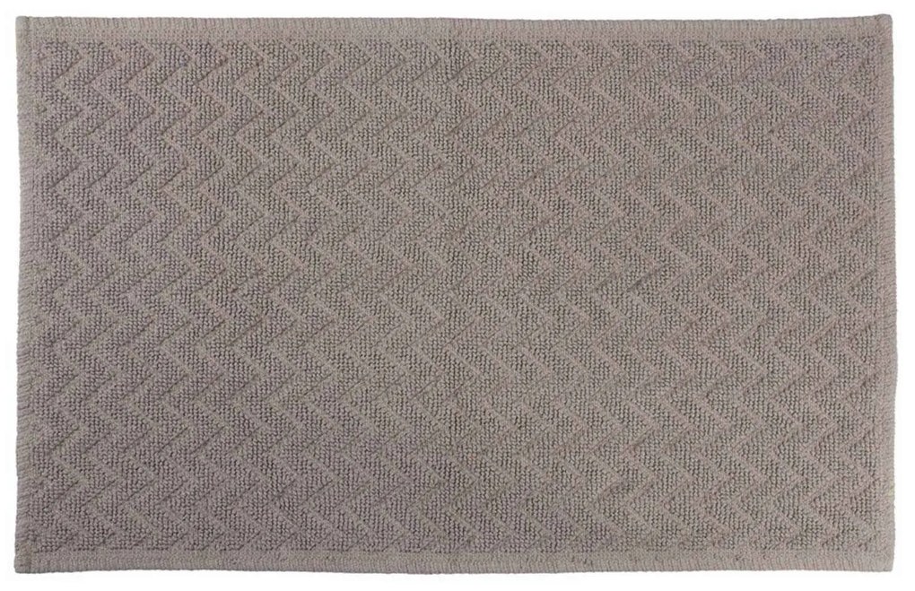 Πατάκι Μπάνιου Zig Zag 05576.003 Taupe 50 X 80 50x80cm 100% Cotton