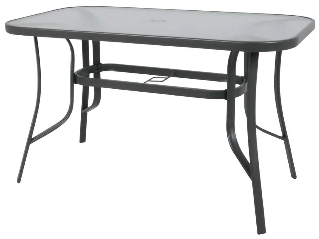 Τραπέζι Rio 150x90cm Μεταλ.Ανθρακί