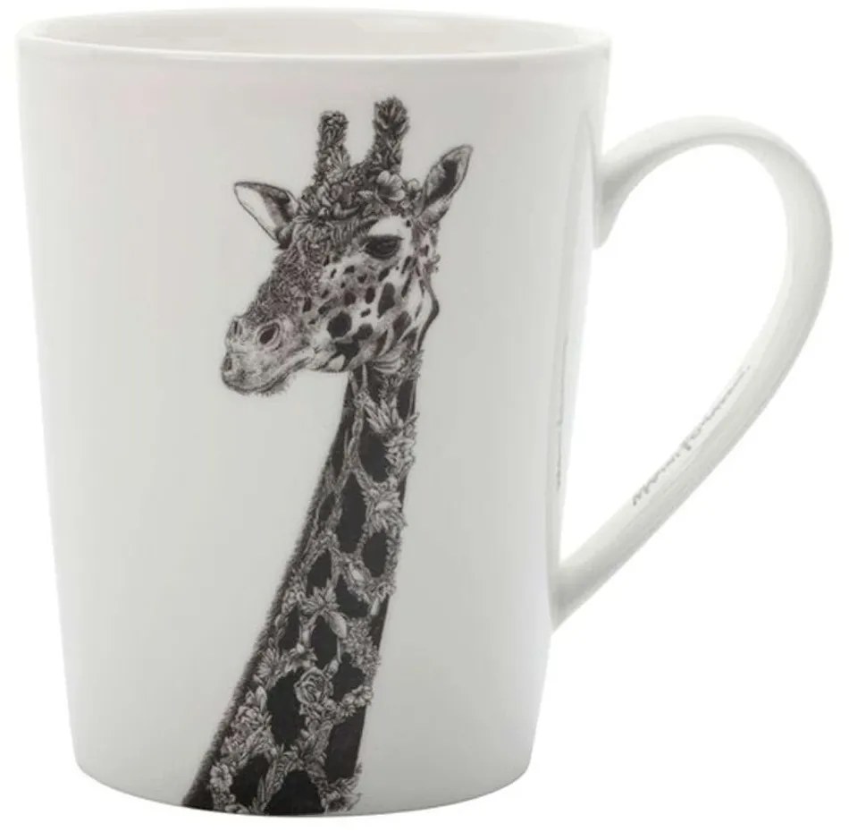 Κούπα African Giraffe Marini Ferlazzo DX0514 450ml Black-White Maxwell &amp; Williams Πορσελάνη