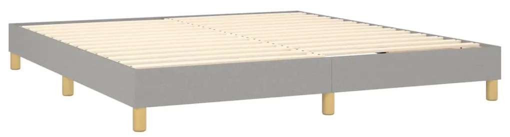 ΚΡΕΒΑΤΙ BOXSPRING ΜΕ ΣΤΡΩΜΑ ΑΝΟΙΧΤΟ ΓΚΡΙ 180X200 ΕΚ. ΥΦΑΣΜΑΤΙΝΟ 3140953