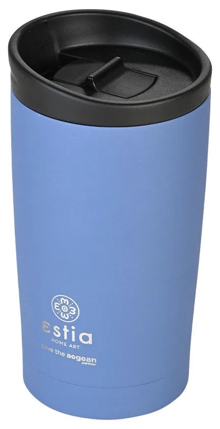 ESTIA ΘΕΡΜΟΣ TRAVEL MUG SAVE THE AEGEAN 350ml DENIM BLUE