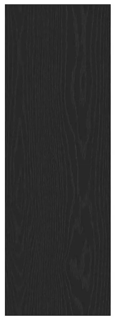 vidaXL Τηλεοπτική Κάβα Τοίχου 2 pcs Μαύρη Οξυά 30,5 x 30 x 90 cm