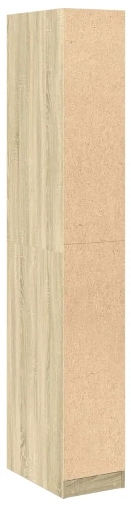 vidaXL Ντουλάπα Sonoma Δρυς 30x50x200 εκ. από Επεξεργασμένο Ξύλο