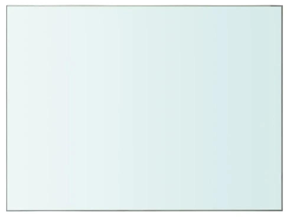 Ράφια Πάνελ 2 τεμ. Διάφανα 40 x 30 εκ. Γυάλινα - Διαφανές