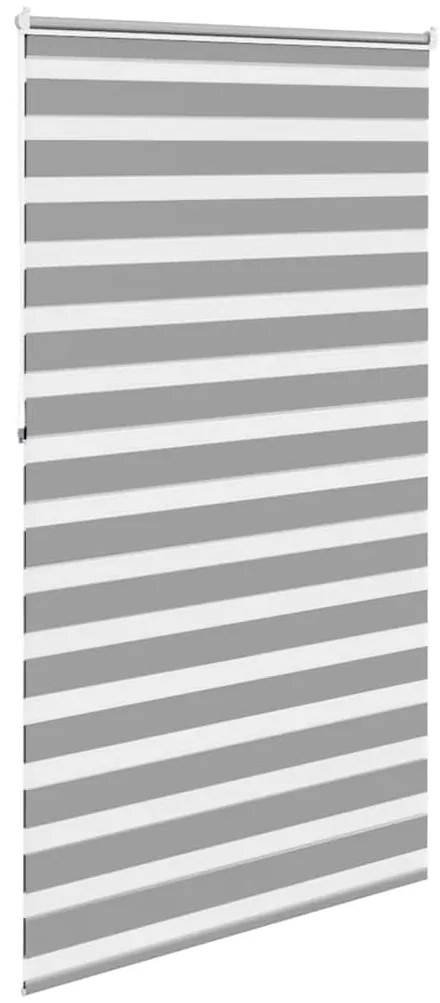 vidaXL Σύστημα Σκίασης Ρόλερ Zebra Γκρι 120 x 230 εκ.