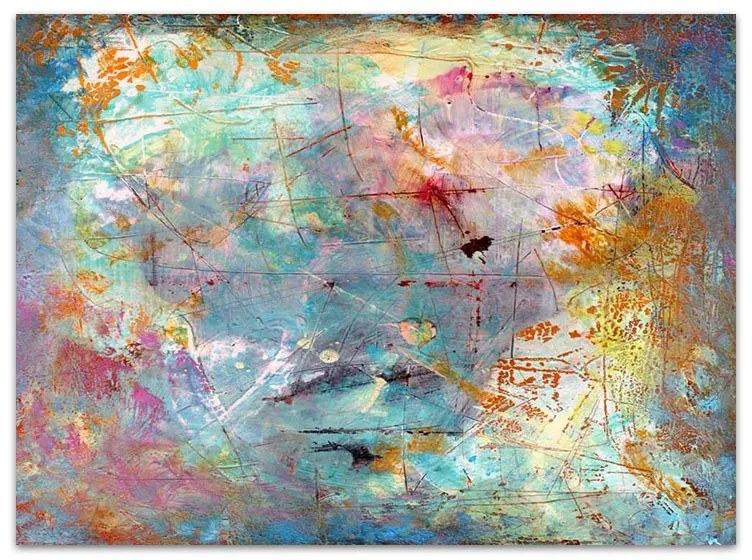 Πίνακας σε καμβά "Abstract Lines" Megapap ψηφιακής εκτύπωσης 100x70x3εκ.-GP052-0067