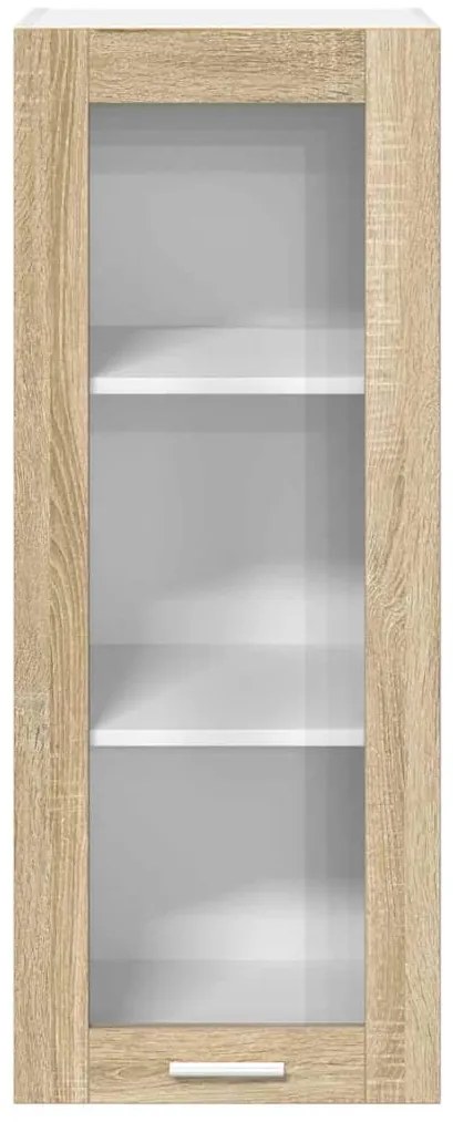 vidaXL Κρεμαστό ντουλάπι με αποθήκευση Δρύς Sonoma 40 x 31 x 100 εκ.