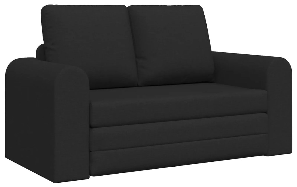 vidaXL Καναπές Κρεβάτι 2 σε 1 Μαύρος 148x71x83 εκ.