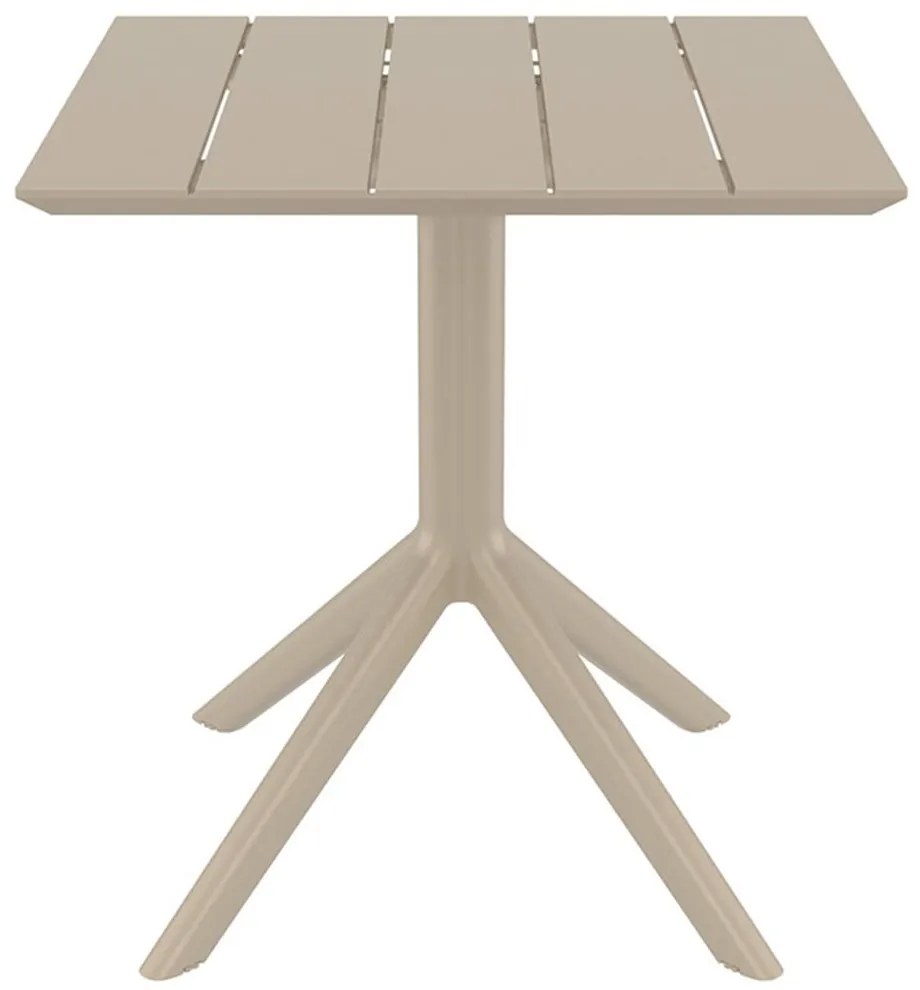 Τραπέζι Paris 20.0864 70x70x74cm Taupe