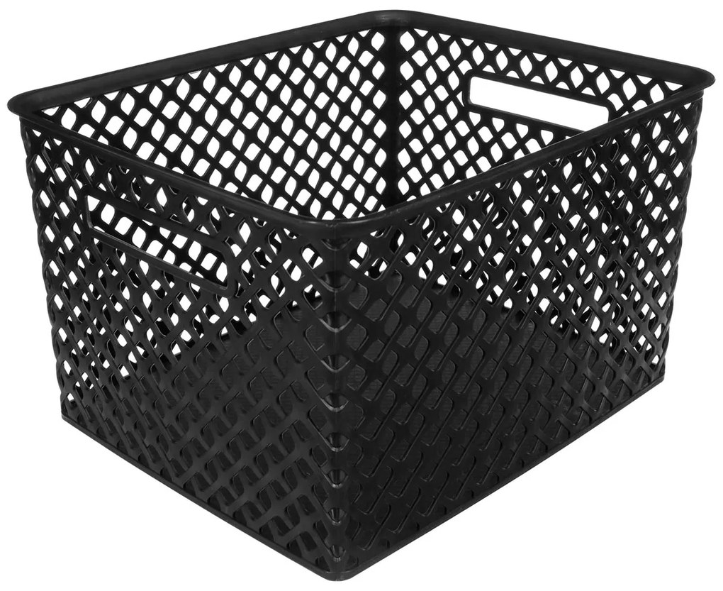 Καλάθι Αποθήκευσης (30.5x37x22) F-V Folk Black 138802A