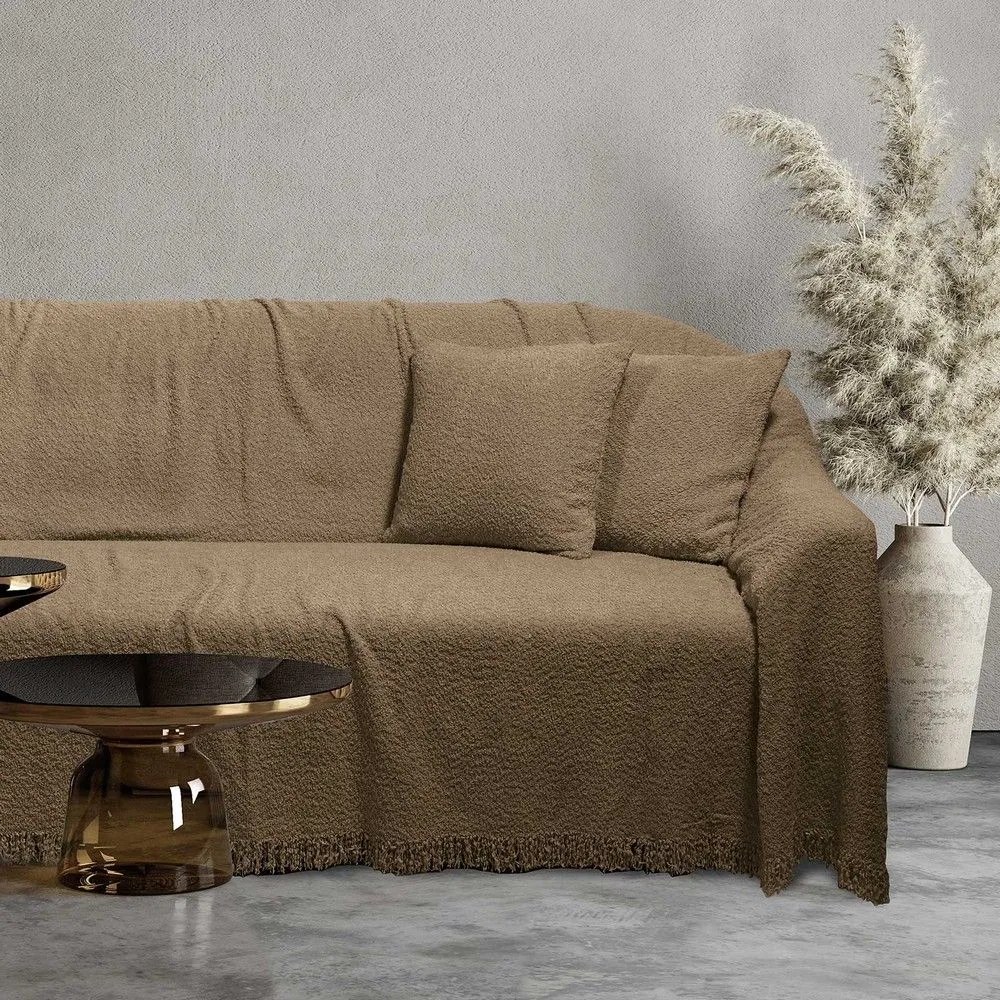 Μαξιλάρι Διακοσμητικό 0233 (Με Γέμιση) Brown Das Home 42X42 Πολυέστερ