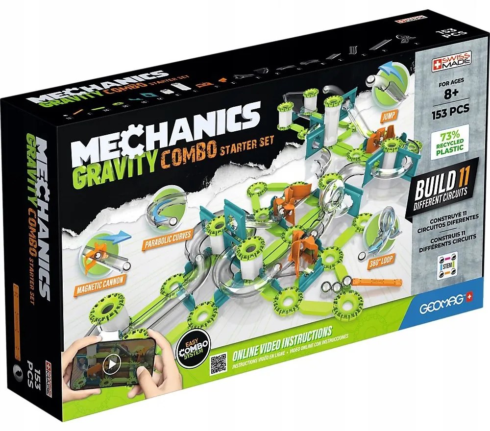 Geomag Σετ Gravity Combo Starter Set 153pcs