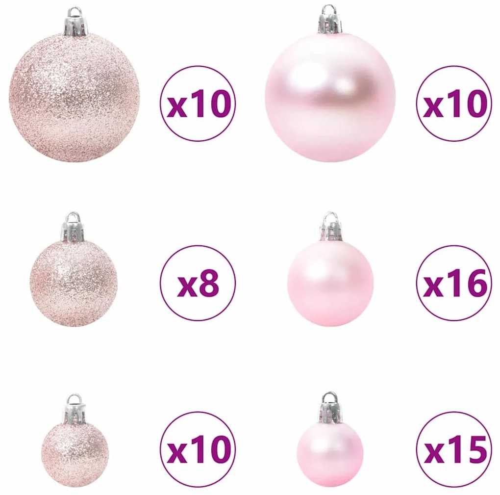 vidaXL Τεχνητό Χριστουγεννιάτικο Δέντρο Πράσινο 180 cm PVC και Χάλυβας