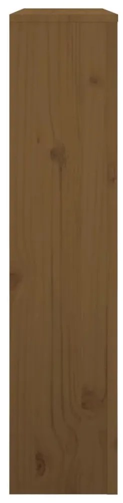 vidaXL Κάλυμμα Καλοριφέρ Καφέ μελί 79,5x19x84εκ. από Μασίφ Ξύλο Πεύκου