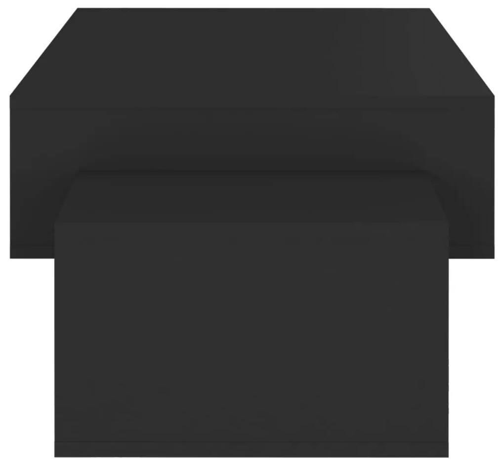 vidaXL Τραπεζάκι Σαλονιού Μαύρο 105 x 55 x 32 εκ. από Μοριοσανίδα