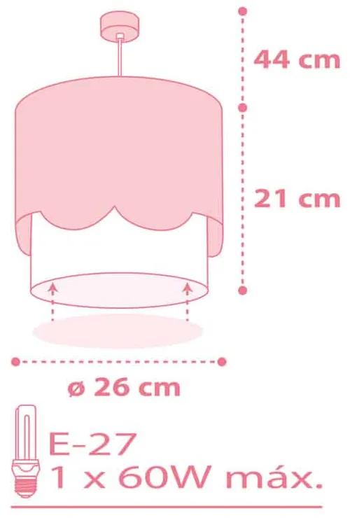 Sweet Love Pink παιδικό φωτιστικό οροφής (61712[S]) - 61712S