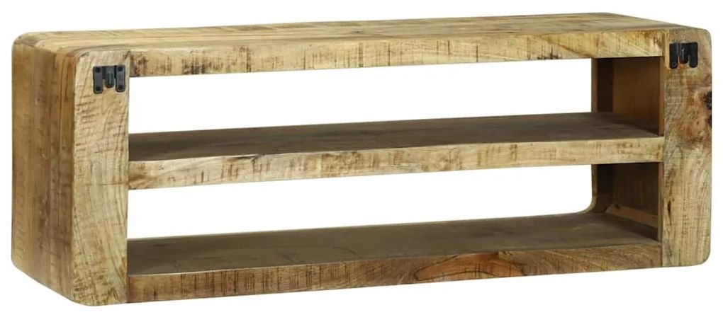 vidaXL Έπιπλο Τηλεόρασης Καφέ 100 x 32 x 36 εκ. Μασίφ ξύλο μάνγκο
