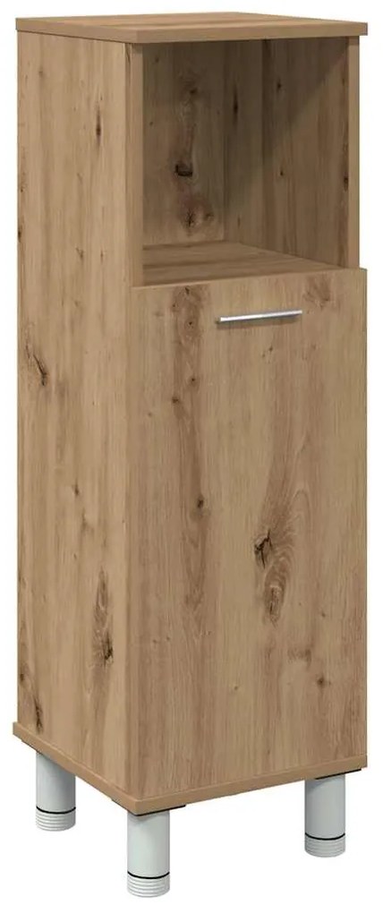 vidaXL Ντουλάπι Μπάνιου Τεχνίτης Δρυς 30x30x95 εκ. Επεξεργασμένο Ξύλο