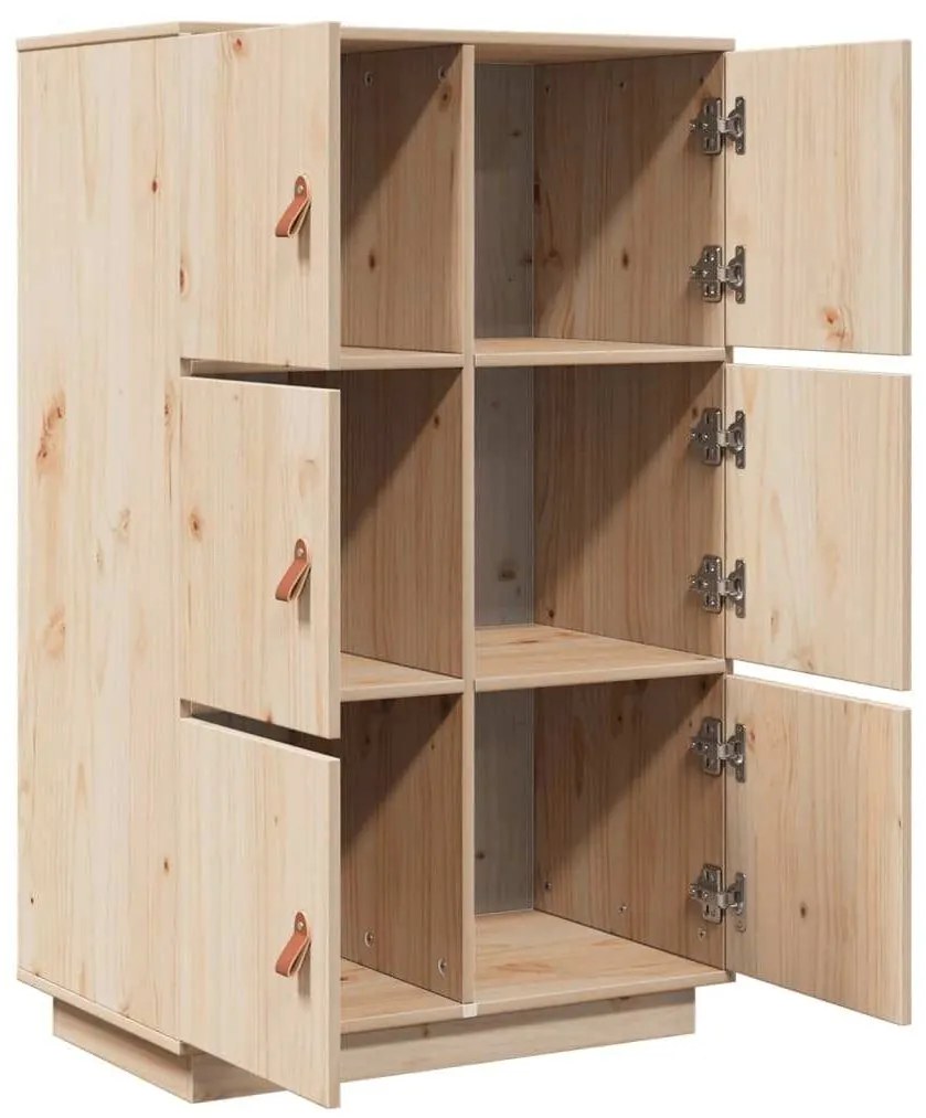 vidaXL Ντουλάπι 67 x 40 x 108,5 εκ. από Μασίφ Ξύλο Πεύκου