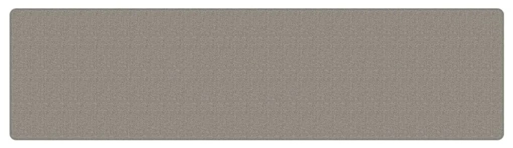 vidaXL Χαλί Διάδρομος Εμφάνιση Σιζάλ Ασημί 80 x 300 εκ.