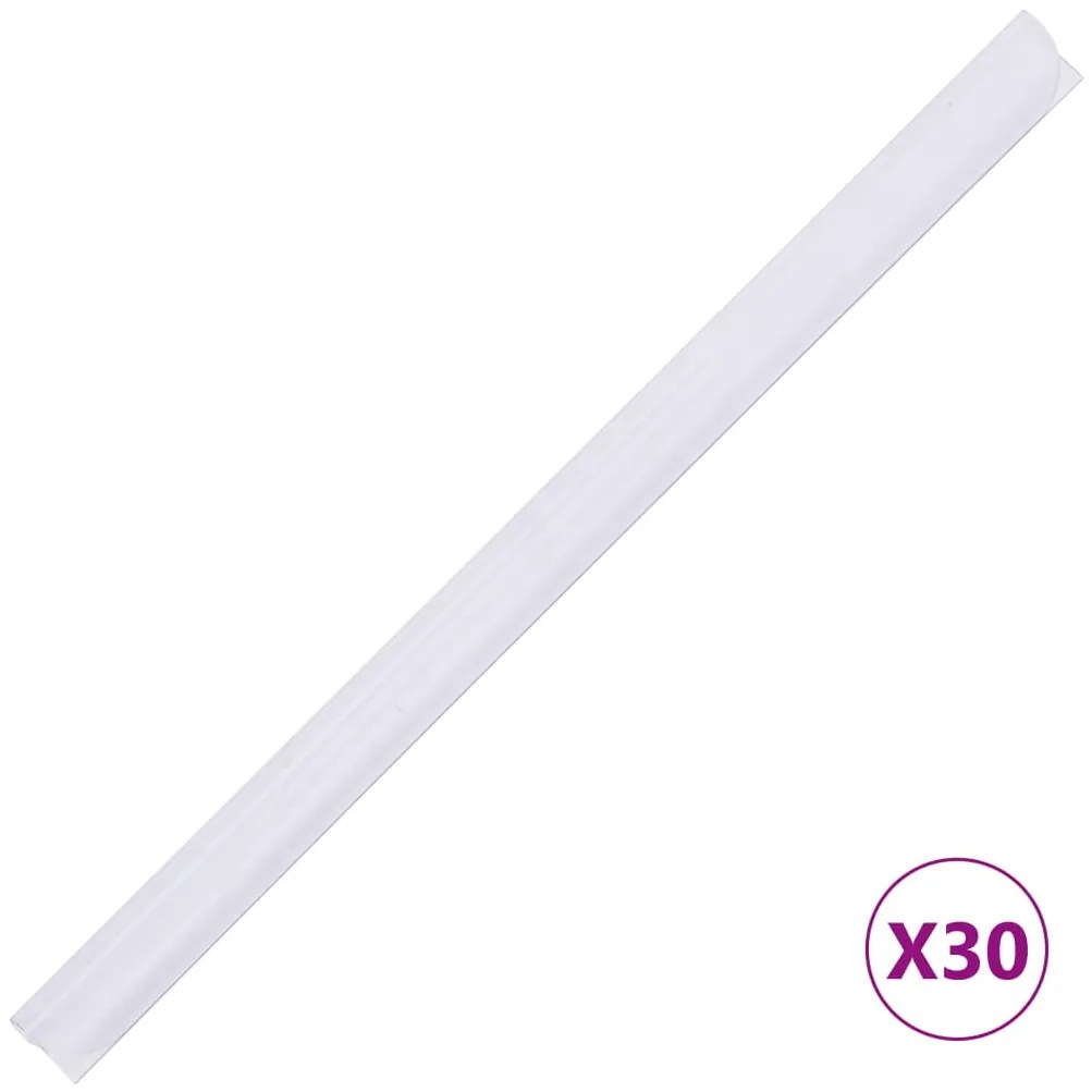 vidaXL Περίφραξη Προστατευτική Λευκή 70 x 0,19 μ. από PVC