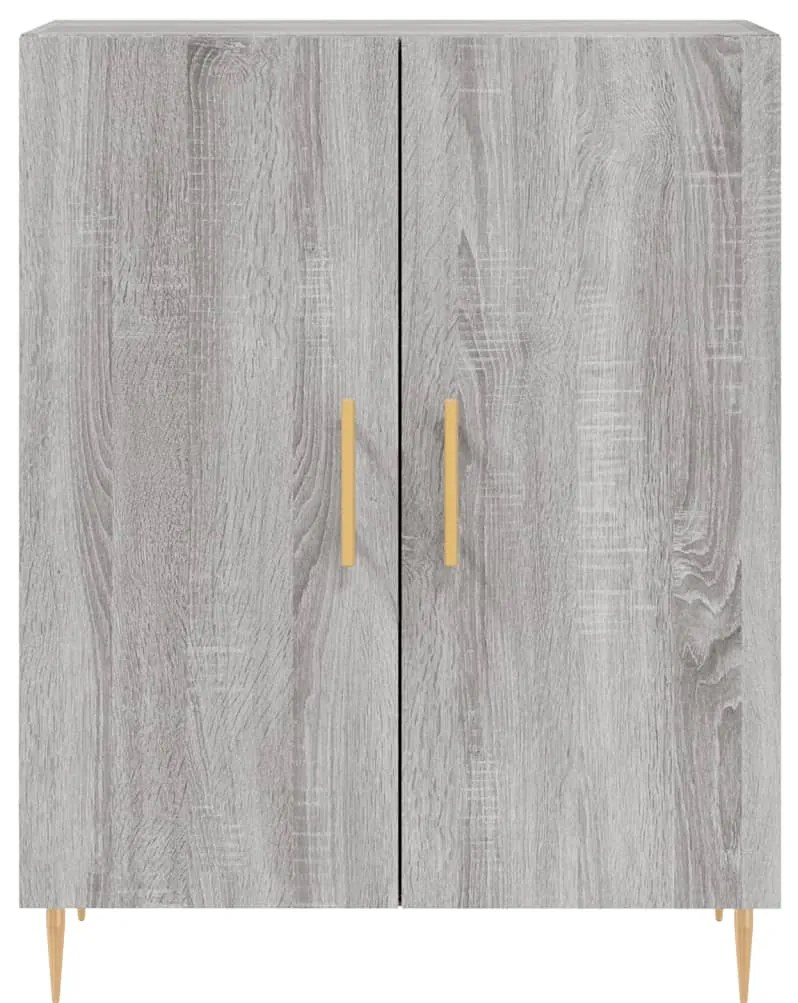 vidaXL Ντουλάπι Γκρι Sonoma 69,5 x 34 x 90 εκ. από Επεξεργασμένο Ξύλο