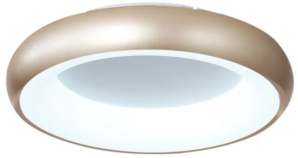 Πλαφονιέρα Φωτιστικό Οροφής LED 54W 3CCT Ακρυλικό-Μέταλλο Φ40 Inlight-42021-B-Golden-Λευκό-Χρυσό 42021-B-Golden