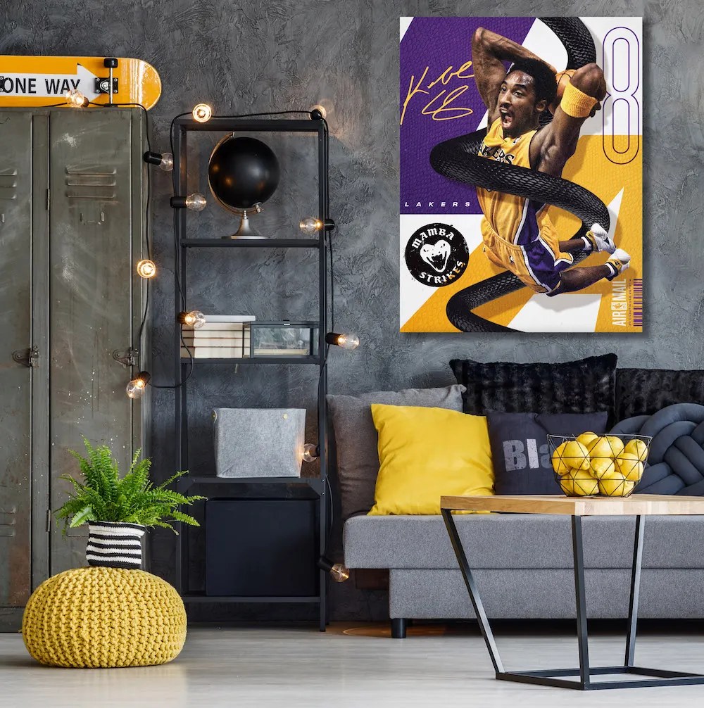 Πίνακας σε καμβά Kobe Bryant KNV1578 65cm x 95cm