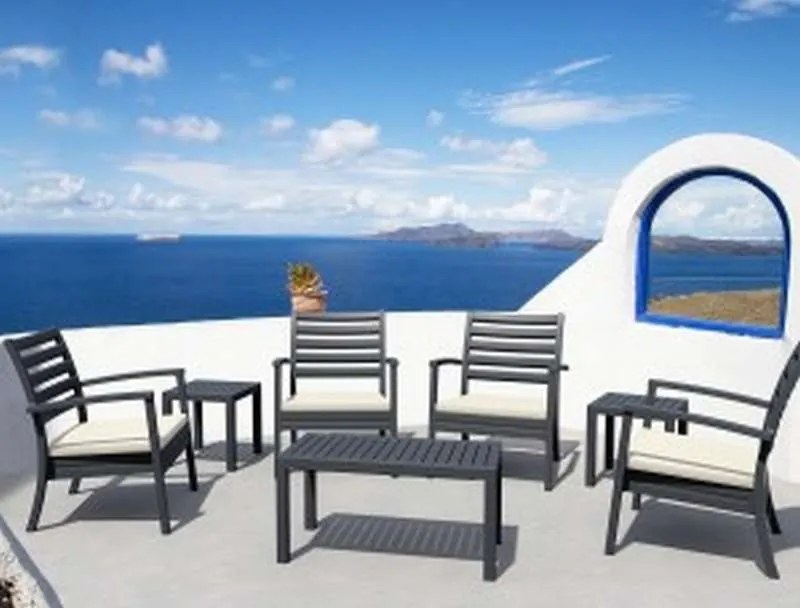 Τραπέζι πολυπροπυλένιου Ocean 90x45 Dark Grey