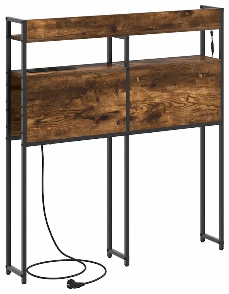 vidaXL Κεφαλάρι Αποθήκης Καπνιστή δρυς 90 cm Επεξεργασμένο ξύλο