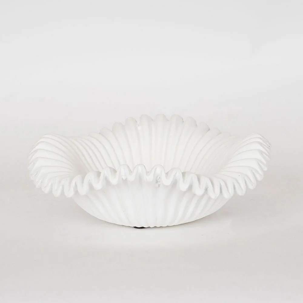 Κασπώ 752-18027 27,5x27,5x9cm White Estheti Home Κεραμικό