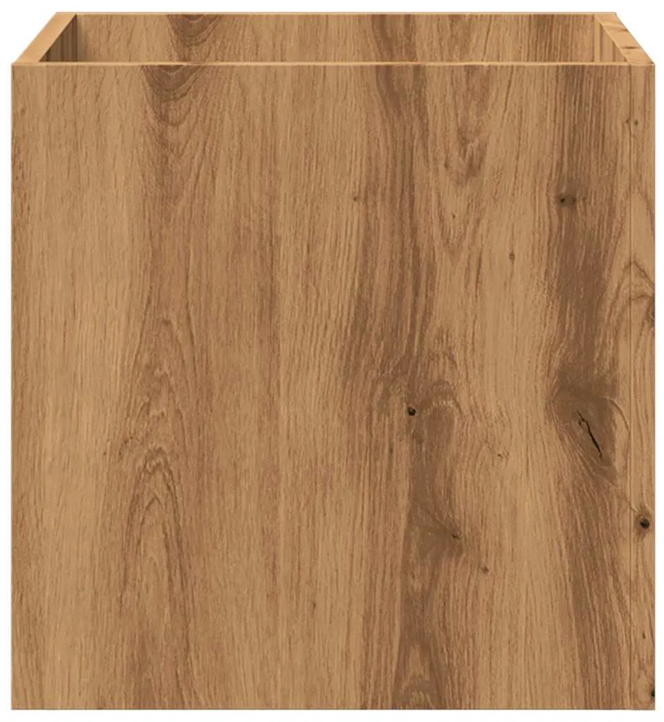 vidaXL Κουτί γλάστρας Artisan Oak 40x40x40 cm Κατασκευασμένο ξύλο