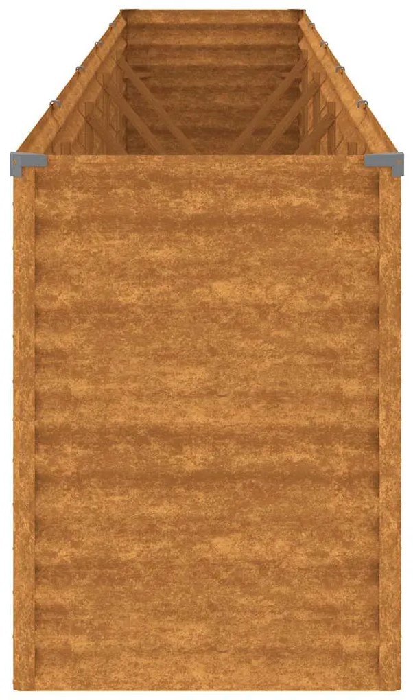vidaXL Υπερυψωμένο Ζαρντινιέρα Κήπου 482 x 50 x 69 εκ. από Ατσάλι Corten