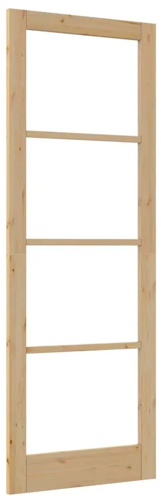 vidaXL Εσωτερική Πόρτα με Γυαλί ORKDAL Καφέ 83 x 232 εκ.