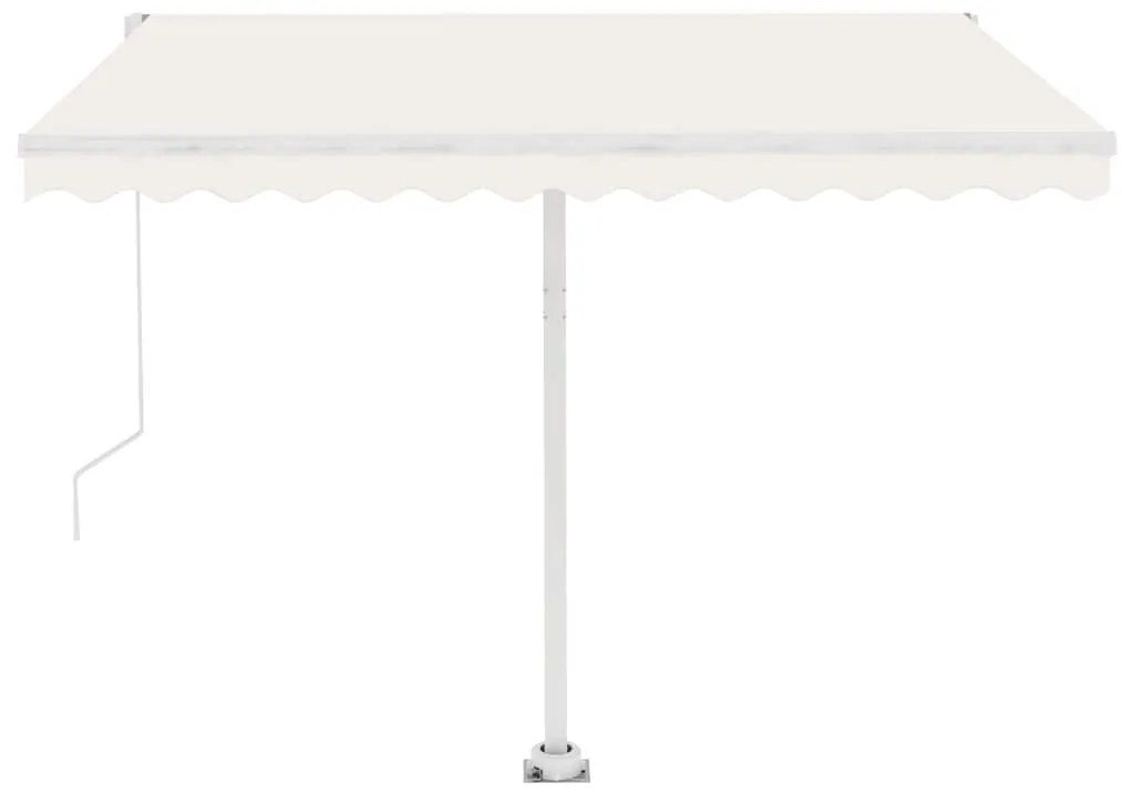 vidaXL Τέντα Αυτόματη Ανεξάρτητη Κρεμ 350 x 250 εκ.