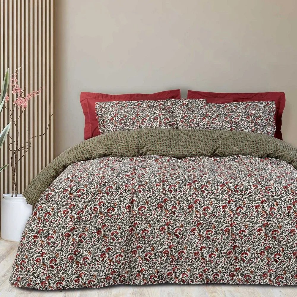 Σεντόνια Happy 9587 (Σετ 3τμχ) Multi Das Home Μονό 170x260cm 100% Cotton