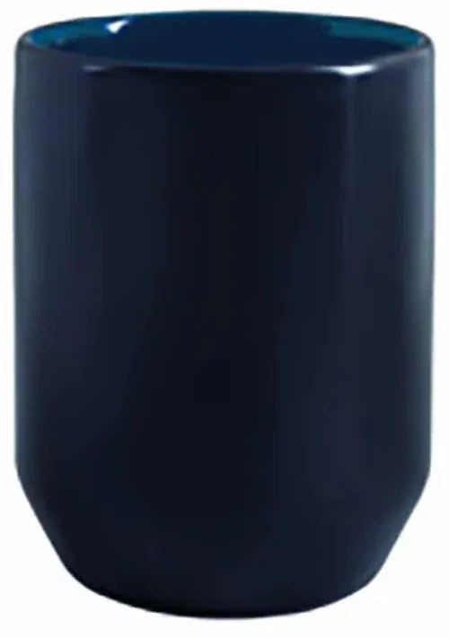 Ποτηροθήκη Μπάνιου (Φ6.5x17.5) Spirella Jaro Black/Petrol