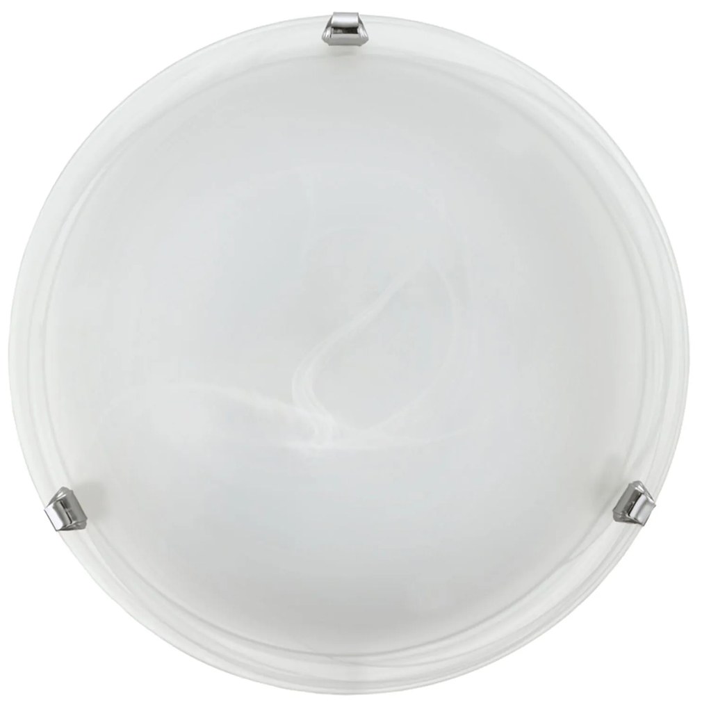 Φωτιστικό Οροφής Salome 7184 White-Silver Eglo Metal, Glass