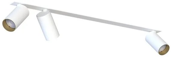 Σποτ Φωτιστικό Ράγας 3xGU10 10W IP20 Mono Surface Nowodvorski 7685 Λευκό-Χρυσό
