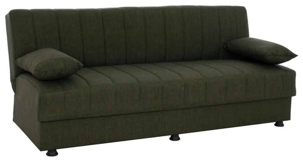 Καναπές Κρεβάτι Τριθέσιος Andri HM3239.05 180x72x77cm Dark Olive Ύφασμα