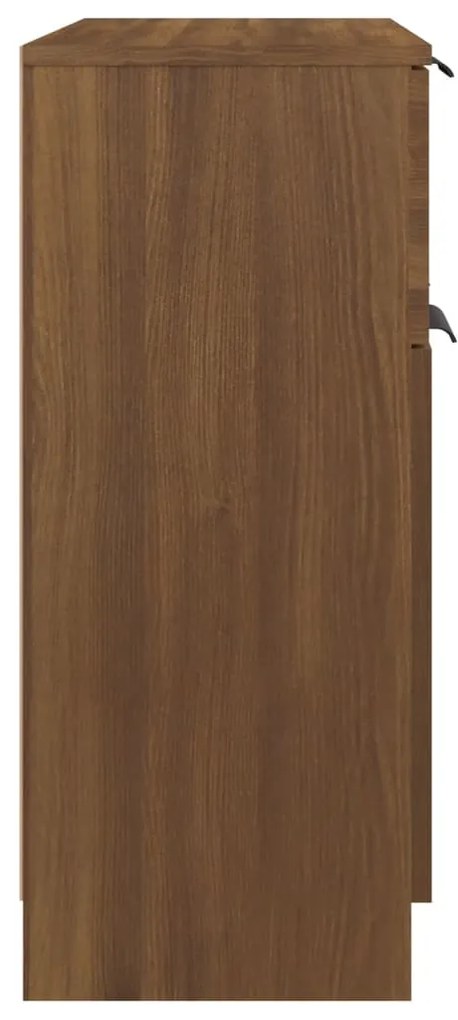 vidaXL Μπουφές Καφέ Δρυς 60 x 30 x 70 εκ. από Επεξεργασμένο Ξύλο