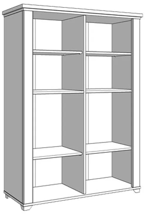 Βιτρίνα Valencia POP 2K Λευκό - Artisan Oak - Λευκό Μάτ 103.5x41x143 εκ. 103.5x41x143 εκ.