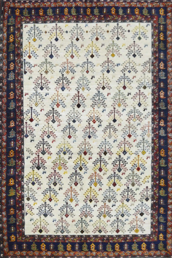 Χειροποίητο Χαλί Persian Gabbeh Lori Wool 188Χ131 188Χ131cm