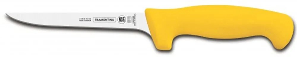 Μαχαίρι Ξεκοκαλίσματος TR24635056 15cm Από Ανοξείδωτο Ατσάλι Silver-Yellow Tramontina Stainless Steel