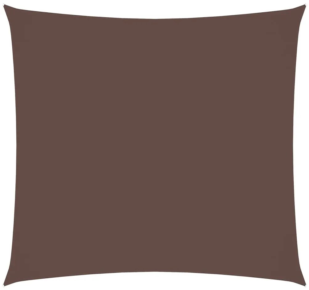 vidaXL Πανί Σκίασης Τετράγωνο Καφέ 2,5 x 2,5 μ. από Ύφασμα Oxford