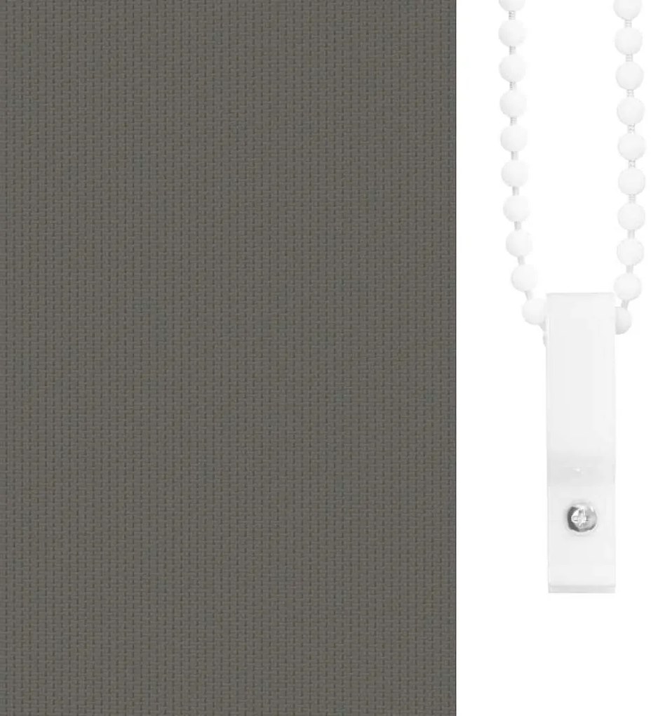 Roller Blind Blackout γκρί 45x175 cm Πλάτος υφάσματος 40,7 cm - Γκρι