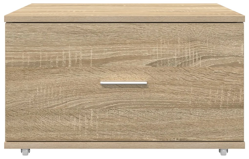 vidaXL Ντουλάπι με Συρτάρια Καφέ 55 x 45 x 33.5 εκ Επεξεργασμένο ξύλο