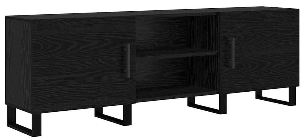 vidaXL Ντουλάπι TV με ράφι με αποθήκευση με πόρτα 150 x 30 x 50 cm Επεξεργασμένο ξύλο