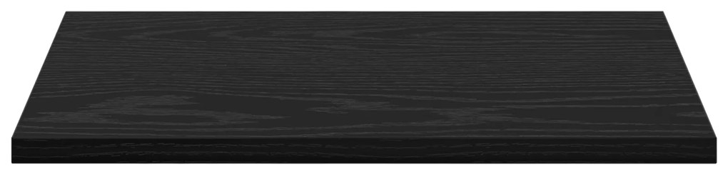 vidaXL Ράφια 4 τεμ Μαύρη Δρυς 40x30x1.5 εκ Ξύλινα